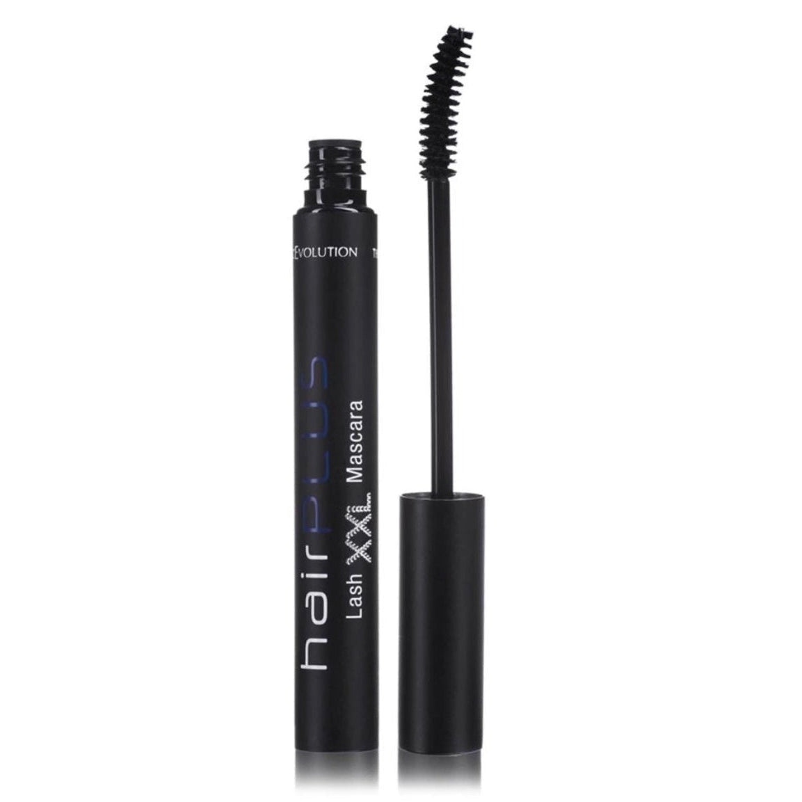 HairPlus XXL Mascara by FacEvolution for long-wearing dramatic lashes – applied lash effect