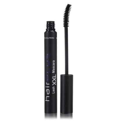 HairPlus XXL Mascara by FacEvolution for long-wearing dramatic lashes – applied lash effect