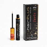 HairPlus FORTE Eyelash Serum by FacEvolution for accelerated lash growth – product with packaging
