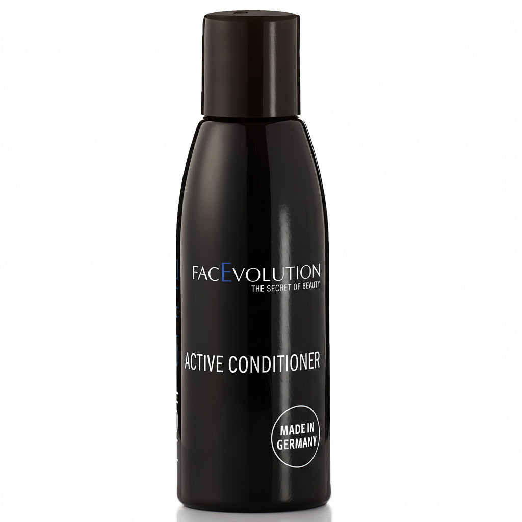 Haircare Active Conditioner 120 ml by FacEvolution for soft, shiny, repaired hair – conditioner bottle