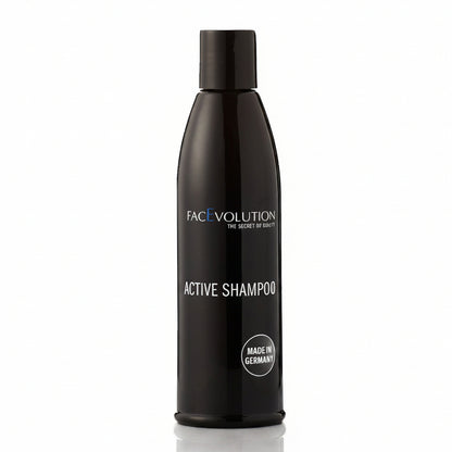 Haircare Active Shampoo 250 ml by FacEvolution for volumized, healthy hair – shampoo bottle