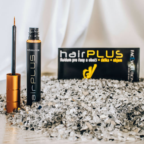 HairPlus Eyelash Serum by FacEvolution for visible lash growth results – before and after comparison